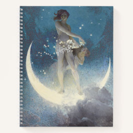ヴィンテージビクトリアン星散乱天使 ノートブック