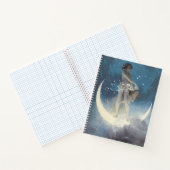 ヴィンテージビクトリアン星散乱天使 ノートブック (内部)