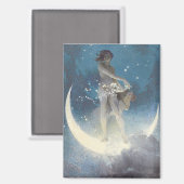 ヴィンテージビクトリアン星散乱天使 マグネット (正面/裏面)