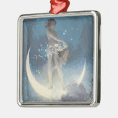 ヴィンテージビクトリアン星散乱天使 メタルオーナメント (左)