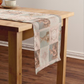 ヴィンテージビクトリアン春、キルトスタイル、 ショートテーブルランナー (インサイチュ)