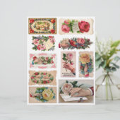 ヴィンテージビクトリアン時代のスクラップブックの手相 (スタンド正面)