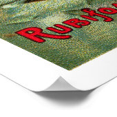 ヴィンテージビクトリアン時代の歯磨き ポスター (角)