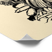 ヴィンテージビクトリアン時代農家市場テンプレート ポスター (角)