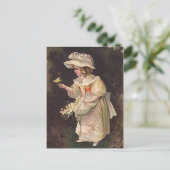 ヴィンテージビクトリアン林はがき ポストカード (スタンド正面)