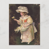 ヴィンテージビクトリアン林はがき ポストカード (正面)