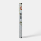 ヴィンテージビクトリアン柄の壁紙 iPhone 15ケース (左側面)
