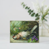 ヴィンテージビクトリアン死んだクリスマス ポストカード (スタンド正面)