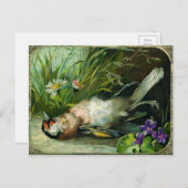 ヴィンテージビクトリアン死んだクリスマス ポストカード (正面/裏面)