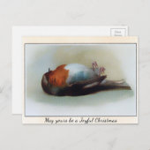 ヴィンテージビクトリアン死んだクリスマス ポストカード (正面/裏面)