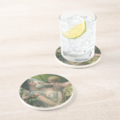 ヴィンテージビクトリアン母の日、ベビー母 コースター (側面)