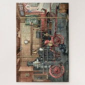 ヴィンテージビクトリアン江羅消防署 ジグソーパズル (縦)