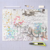 ヴィンテージビクトリアン照合 薄葉紙 (クラフト)