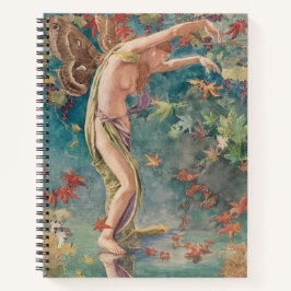 ヴィンテージビクトリアン秋の散乱離れ ノートブック