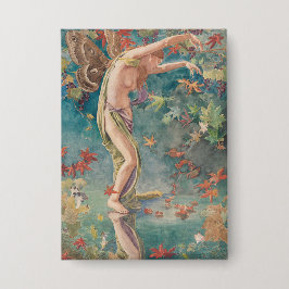 ヴィンテージビクトリアン秋の散乱離れ 缶バッジ