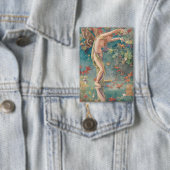 ヴィンテージビクトリアン秋の散乱離れ 缶バッジ (インサイチュ)