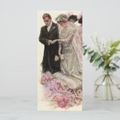 ヴィンテージビクトリアン結婚の新郎新婦 (スタンド正面)