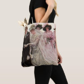 ヴィンテージビクトリアン結婚の新郎新婦 トートバッグ (クローズアップ)