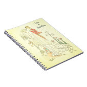 ヴィンテージビクトリアン結婚の新郎新婦 ノートブック (右側)