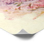 ヴィンテージビクトリアン結婚の新郎新婦 ポスター (角)