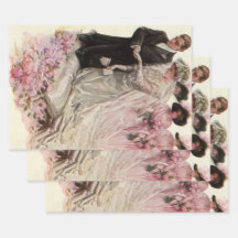 ヴィンテージビクトリアン結婚の新郎新婦