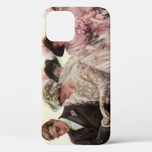 ヴィンテージビクトリアン結婚の新郎新婦 Case-Mate iPhoneケース (裏面)