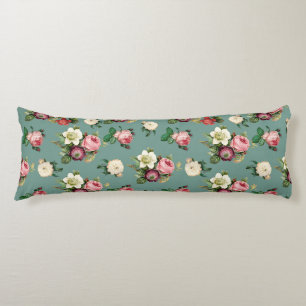 ヴィンテージビクトリアン花柄ホーム寝具 ボディピロー