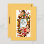 ヴィンテージビクトリアン葉書 ポストカード (正面/裏面)