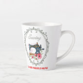 ヴィンテージビクトリアン裁縫 カフェラテマグ (右)