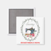 ヴィンテージビクトリアン裁縫 マグネット (正面/裏面)