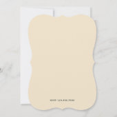 ヴィンテージビクトリアン誕生日パーティーへの招待 招待状 (裏面)