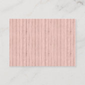 ヴィンテージビクトリアン赤ちゃんシャワーラッフルインサート エンクロージャーカード (裏面)