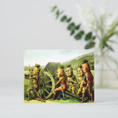 ヴィンテージビクトリアン軍隊 ポストカード (スタンド正面)