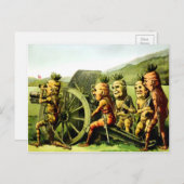ヴィンテージビクトリアン軍隊 ポストカード (正面/裏面)