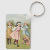 ヴィンテージビクトリアン遊ブラインドマンズブラフ キーホルダー (裏面)