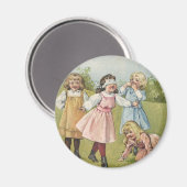 ヴィンテージビクトリアン遊ブラインドマンズブラフ マグネット (正面/裏面)