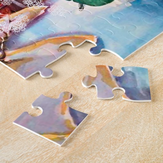 ヴィンテージビクトリアン選手 ジグソーパズル (側面)