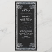 ヴィンテージビクトリアン銀結婚銀 メニュー (正面)