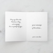 ヴィンテージビクトリアン鍵スチームパンクバレンタインデー シーズンカード (内部)