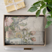 ヴィンテージビクトリアン香水デクページティッシュペーパー 薄葉紙 (ギフト)