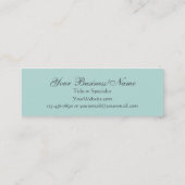 ヴィンテージビクトリアン鯨業又は個人 スキニー名刺 (裏面)