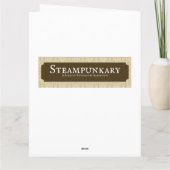 ヴィンテージビクトリアン10代の少女ピンクのビッグカード カード (裏面)