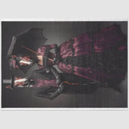 ヴィンテージビクトリアン2馬のデコページ 薄葉紙