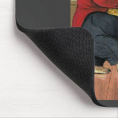 ヴィンテージビクトリアン、ゲイ、踊りクマ マウスパッド (コーナー)