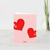 ヴィンテージビクトリアン&バラバレンタインデーのカード シーズンカード (裏面)