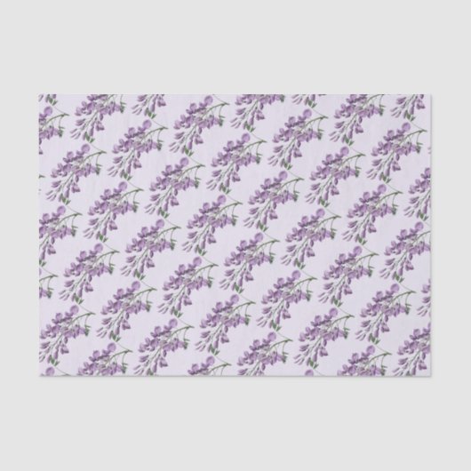 ヴィンテージビクトリアン/藤の花 薄葉紙 (正面)