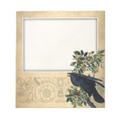 ヴィンテージビクトリアンRaven Decompage – ゴシック圏 ノートパッド (正面)