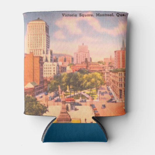 ヴィンテージビクトリア広場,モントリオール,ケベック,カナダ 缶クーラー (正面)