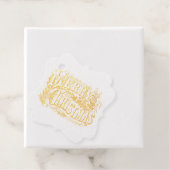 ヴィンテージビクトリア書道クリスマスタグ フェイバータグ (箱)