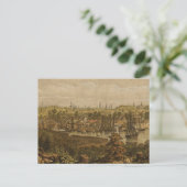 ヴィンテージビクトリア・バンクーバーの写真地図(1860) ポストカード (スタンド正面)